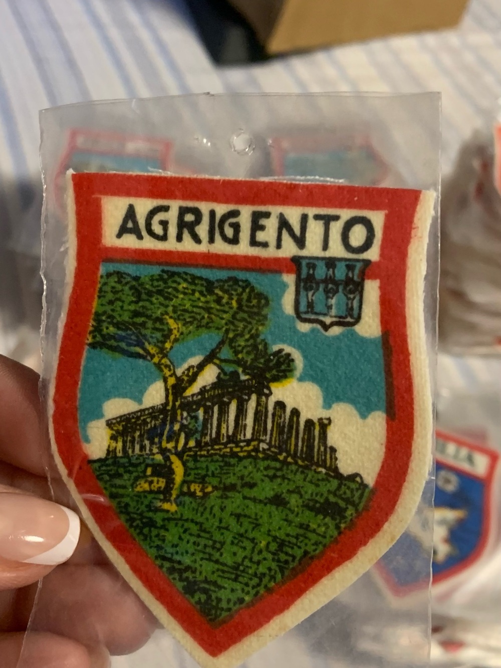 Agrigento Vintage Shield Felt Patch